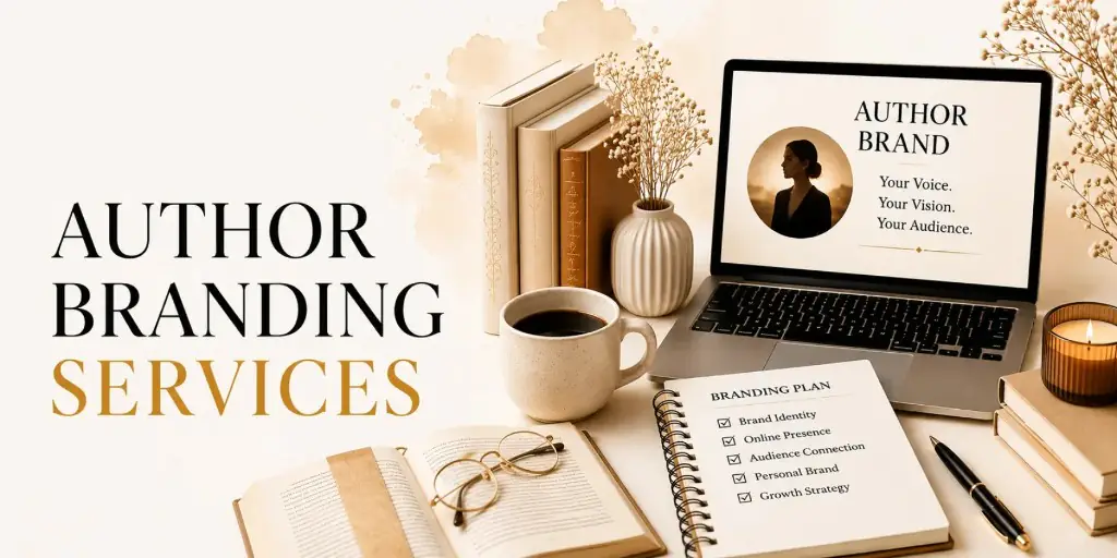 Author branding services for a professional writer website